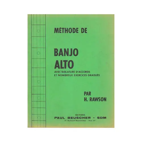 Méthode de Banjo Alto