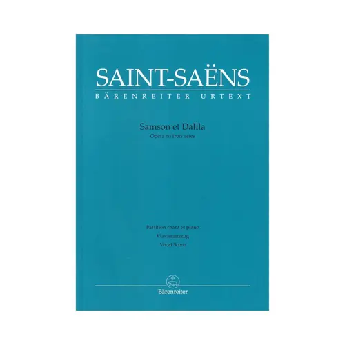 Samson et Dalila - vocal score