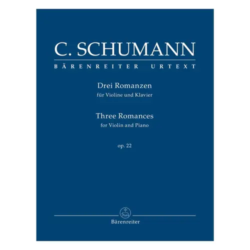 Three Romances for violin and Piano op. 22
