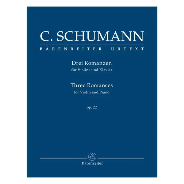 Three Romances for violin and Piano op. 22