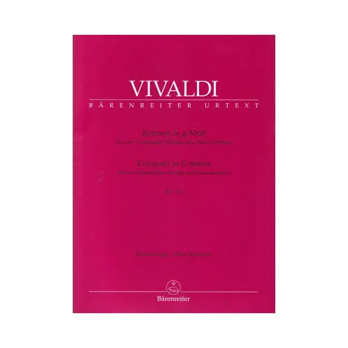Concerto in G minor RV 531 for two violoncellos, strings and basso continuo - piano reduction