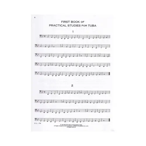 First Book of Practical Studies for Tuba