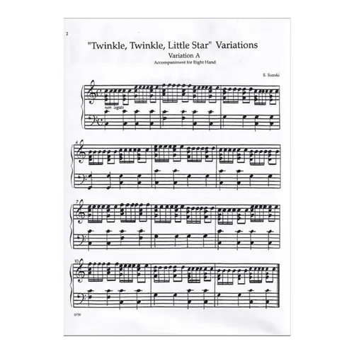 Suzuki Piano Ensemble Music Vol.1 for Piano Duo - second piano