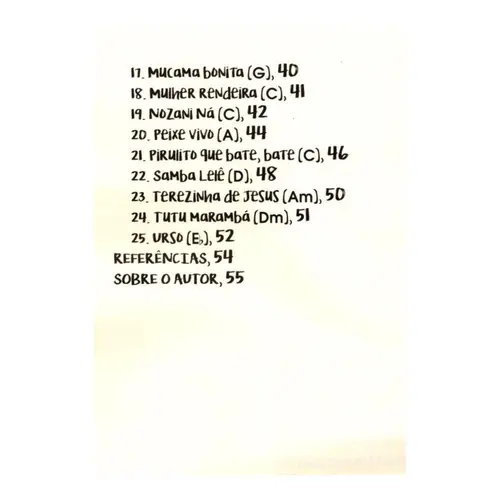 Canções do Folclore Brasileiro - Arranjos para Piano