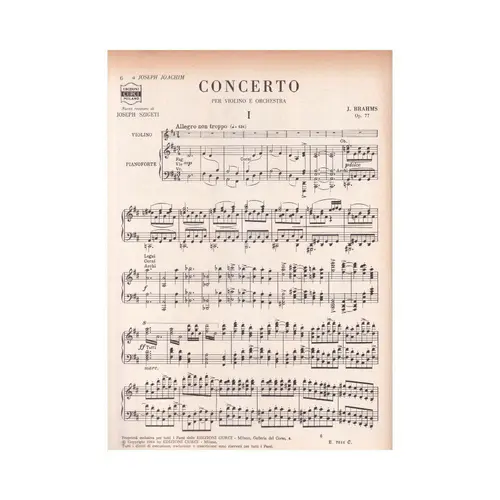 Concerto per Violino e Orchestra Op.77
