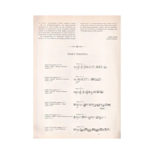 Sonata In Si B Maggiore - J.G.8 - Dodici Sonate