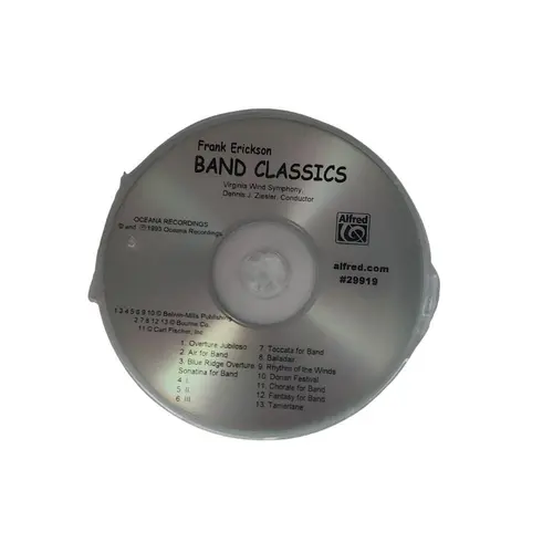 Frank Erickson Band Classics - Concert band CD