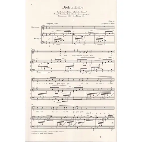 Dichterliebe op. 48
