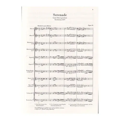 Wind Serenade d minor op. 44