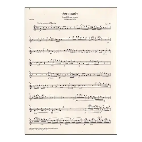 Wind Serenade d minor op. 44