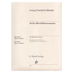 Six Recorder Sonatas