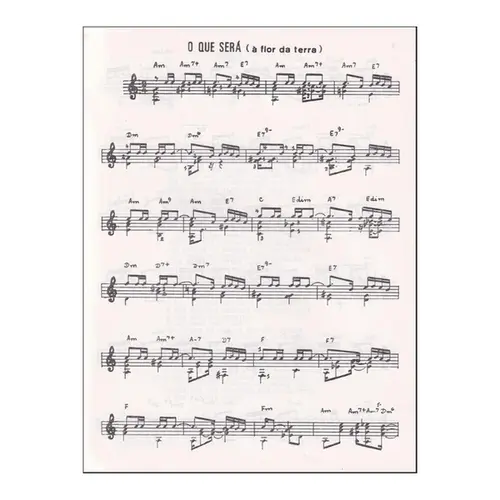 Álbum para Violão n.01 - Chico Buarque