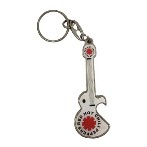 Chaveiro Abridor de Garrafa Guitar Red Hot Chili Peppers