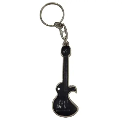 Chaveiro Abridor de Garrafa Guitar AC/DC Preto 2
