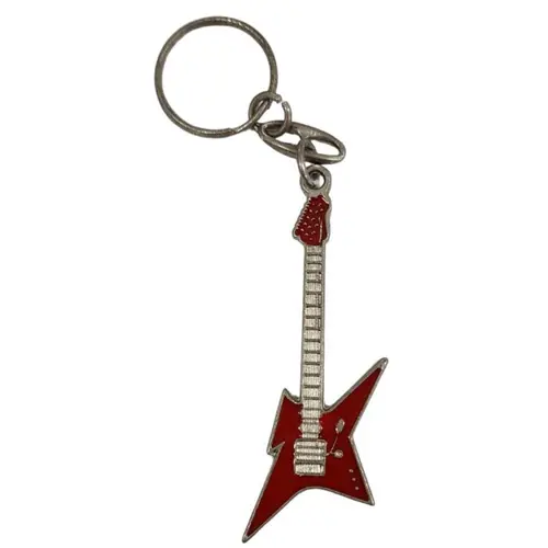 Chaveiro Guitarra Star Vermelha