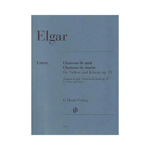 Chanson de nuit, Chanson de matin op. 15 for Violin and Piano