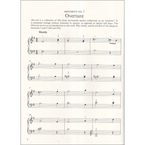 Handel's Messiah: For The Beginning Pianist with Downloadable MP3s