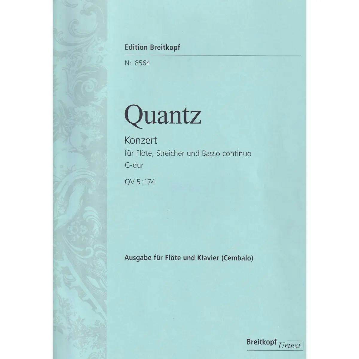 Flute Concerto in G major QV 5:174 for flute and piano