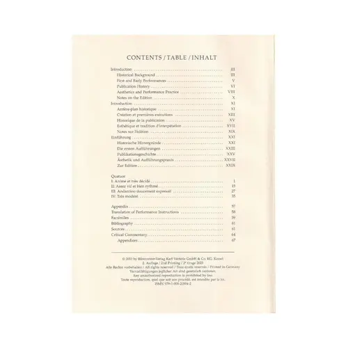 Quatuor - Op.10