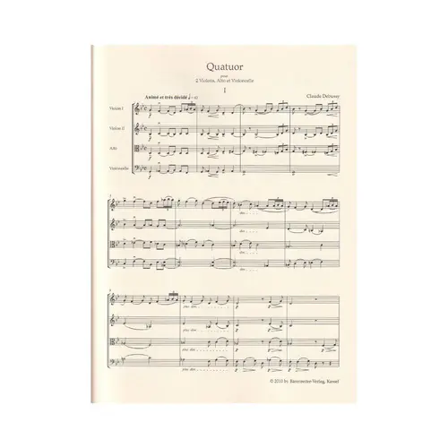 Quatuor - Op.10