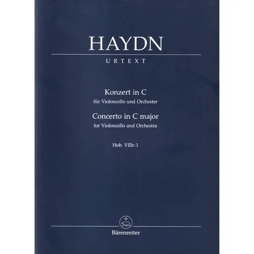 Concerto In C Major For Violoncello And Orchestra  Hob Viib:1 - Study Score