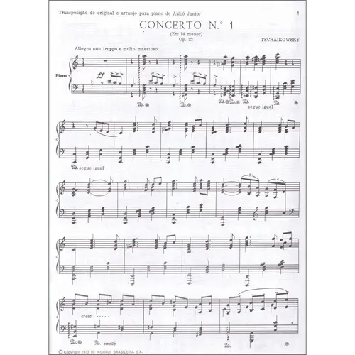 Concerto N.1  Tema  - Op.23