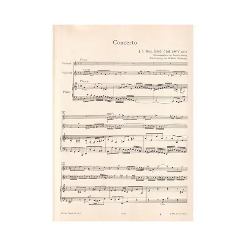 Konzert D Moll - Bwv 1043 - Violino-2