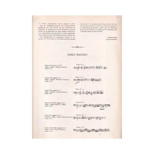 Sonata In Fa Maggiore J.G.9 - Dodici Sonate