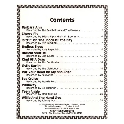 The Best of Rock And Roll Vol.01