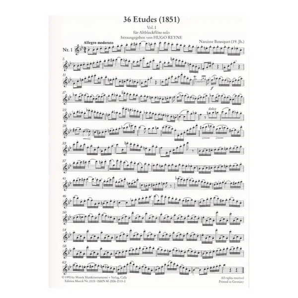 36 Etudes (1851) Vol. I
