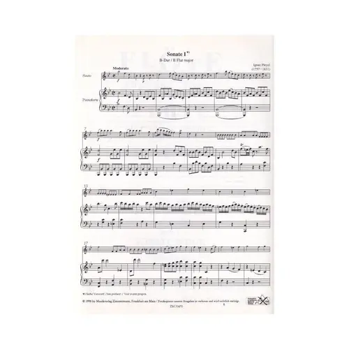Two Sonatas Vol.1 - Sonate B-Dur