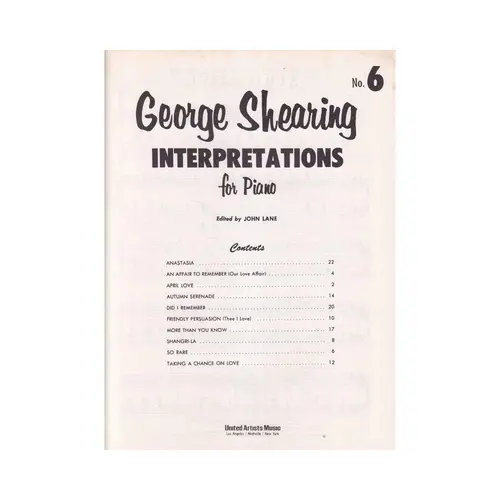 George Shearing - Interpretations N.6