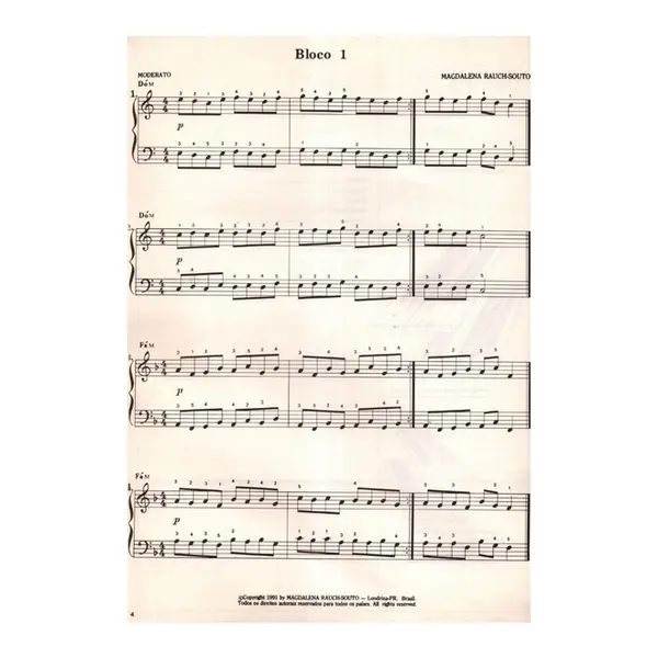 Estudos Técnicos para Piano - Vol.3