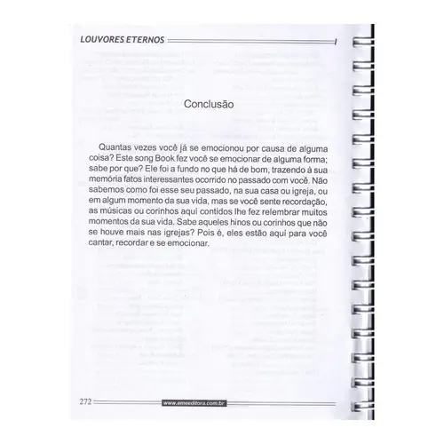 Louvores Eternos Song Book Vol.1