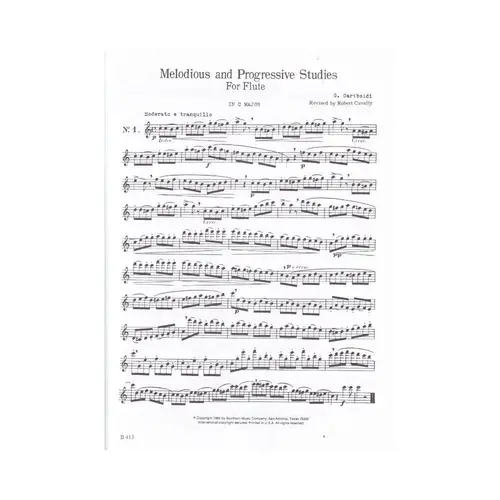 Melodious And Progressives Studies For Flute Bk.1