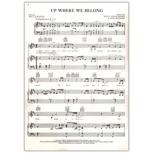 A força do destino (Up where we belong)