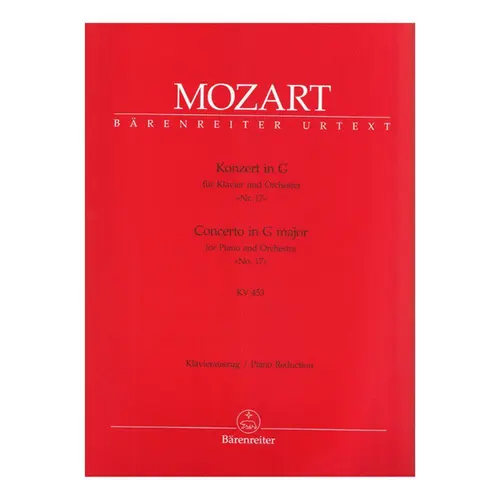 Concerto In G Major N.17 For Piano And Orchestra Kv 453 - Piano Reduction