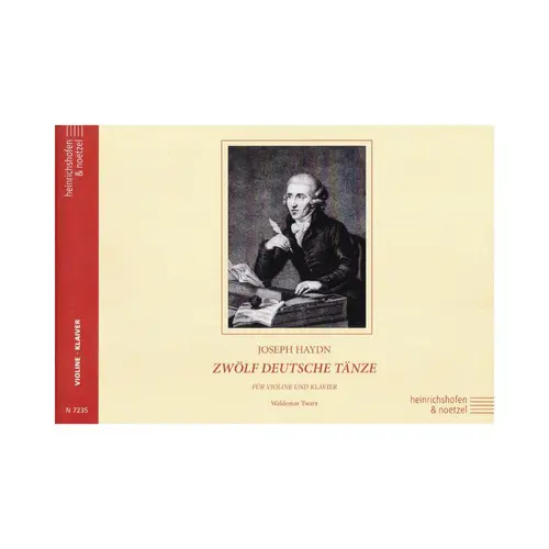Zwolf Deutsche Tanze fur violine und Klavier