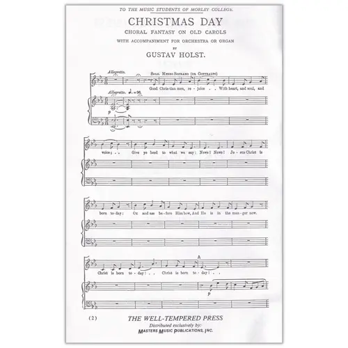 Christmas Day - Vocal Score
