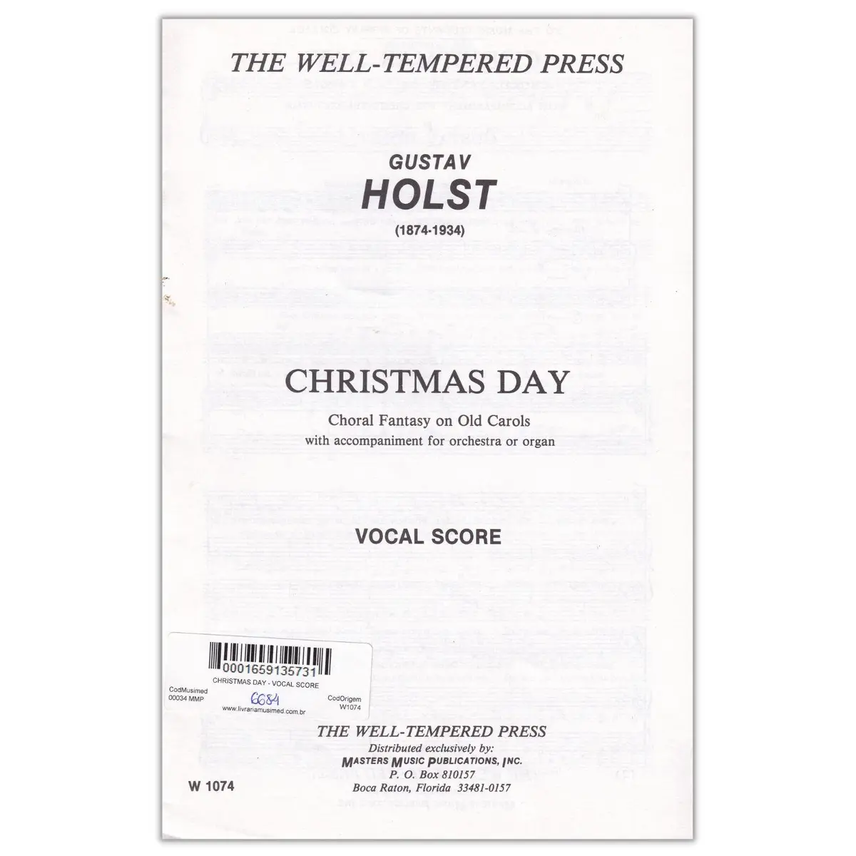 Christmas Day - Vocal Score