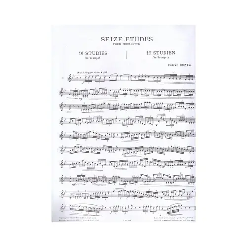 Seize Etudes Pour Trompete  - 16 Studies
