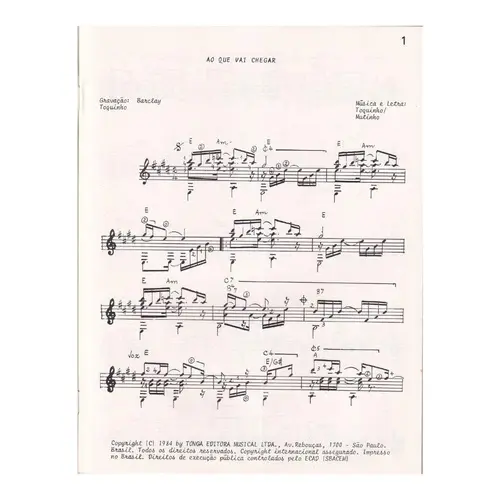 Álbum n.4 para violão - Toquinho
