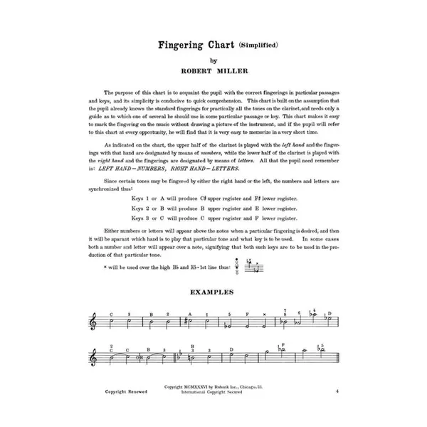 Rubank Intermediate Method - Clarinet