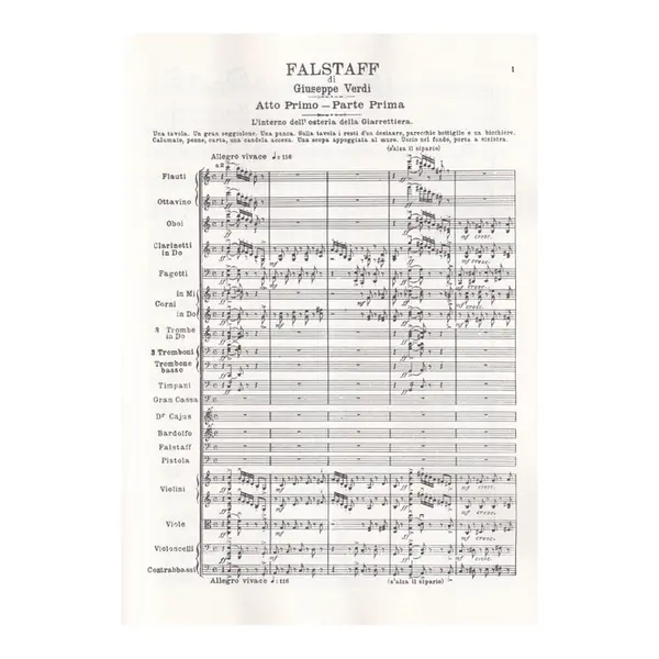 Falstaff - Opera Completa - Full Score