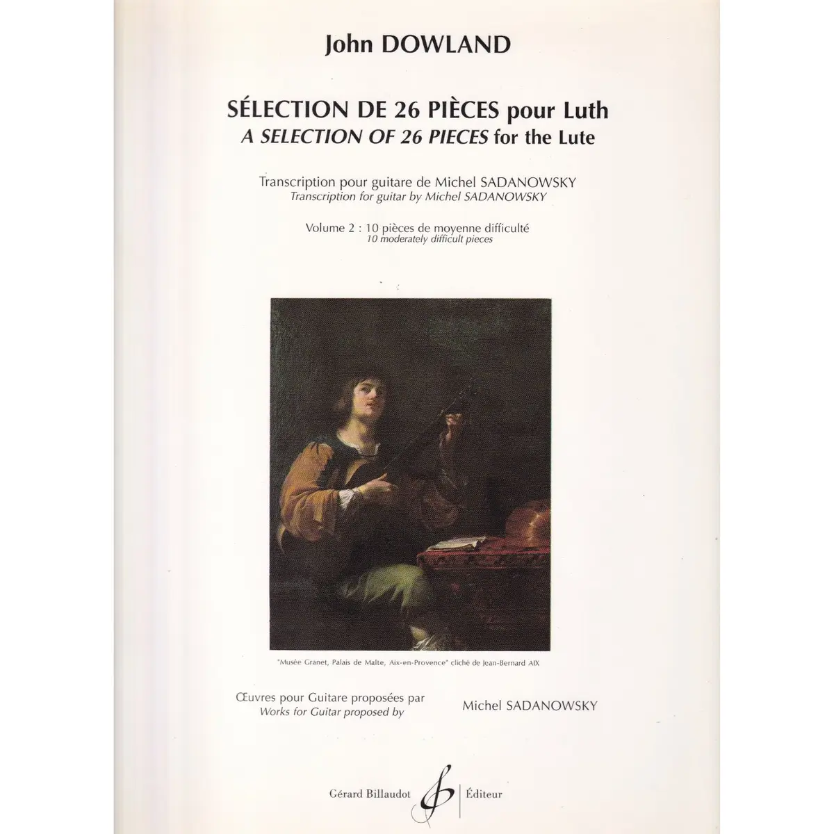 Sélection De 26 Pieces Pour Luth Vol.2 - 10 Pieces De Moyenne Difficulté