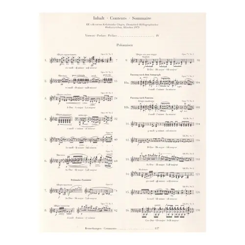 Polonaisen - Urtext