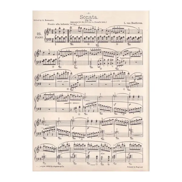 Piano Sonata N.25 Op.79 - G Major