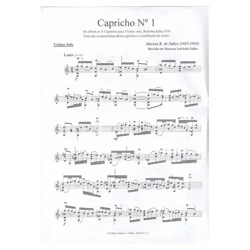 Dois Caprichos - Ms Op.20 N.1 E 2