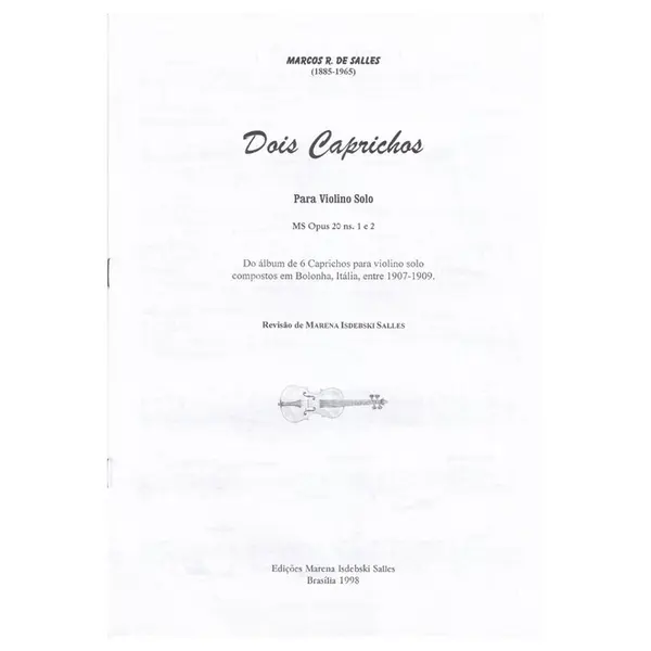Dois Caprichos - Ms Op.20 N.1 E 2