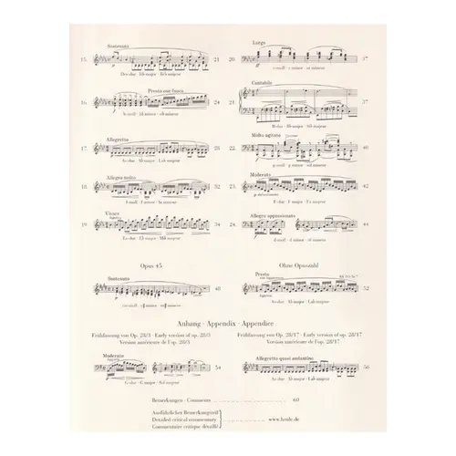 Préludes - Urtext